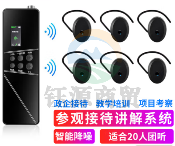 山水间P64R 无线讲解器 一对多讲解 户外教学同声传译 1讲+20人听+20孔USB