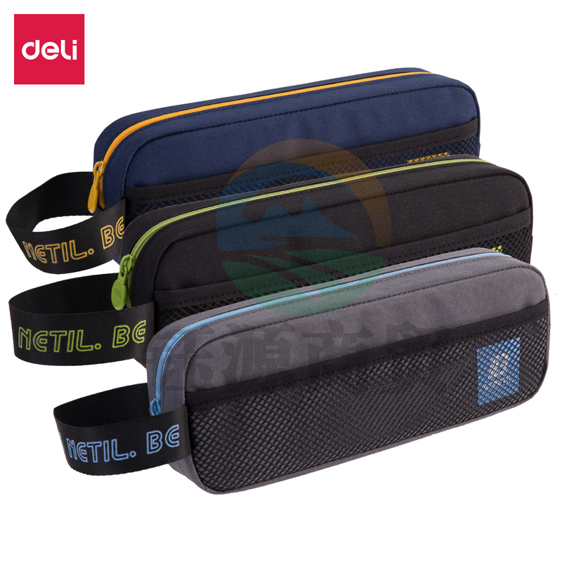 得力67028运动袋鼠多用途笔袋(混)(只)