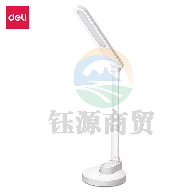 得力4300B_LED折叠台灯(白色)(1台装/盒)