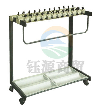 超宝（CHAOBAO）D-003 24头伞架 带锁雨伞架 酒店大堂挂伞架 收纳雨伞架