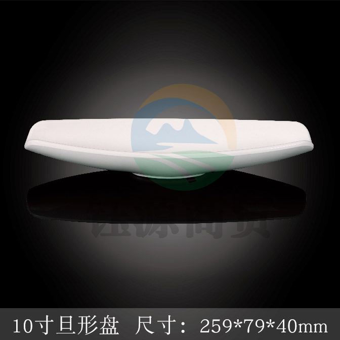 台顺密胺餐具1517 10寸旦形盘5个起售