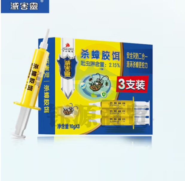 灭害灵 蟑螂药 虫剂 螂胶饵驱蟑螂捕捉器 药粉贴 10g*3 100012587488
