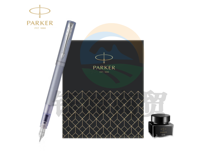 派克（PARKER）钢笔签字笔 商务办公男女生日礼物学生练字文具 威雅XL秘境系列瑶光青墨水笔+迷你墨水礼盒
