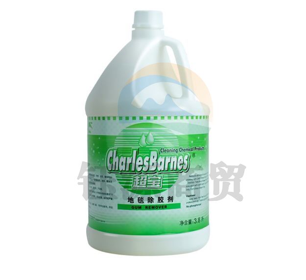 超宝DFF026地毯除胶剂电梯小广告黏胶去胶剂贴纸粘胶清除剂地毯清洗清除口香糖粘胶清洁剂清除剂3.8升每桶