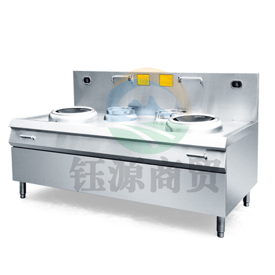 金百川/JBAICK 900炒灶系列双炒双尾电磁炉15KW*2电磁灶商用电磁炉大功率凹面电炒炉小炒炉大锅灶饭堂大炒锅食堂灶台学校酒店饭店