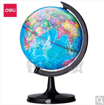 得力3031地球仪10cm(彩色)(台)