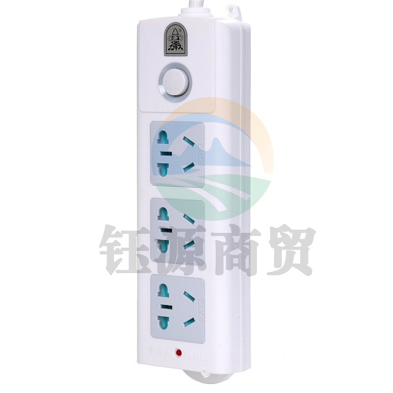 子弹头 TS-103c 3位全长1.8米 总控开关 新国标电源插座/插排/插线板