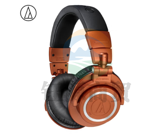 铁三角（Audio-technica）ATH-M50xBT2 MO 专业头戴监听蓝牙耳机 无线便携折叠 限量版夜盏橙