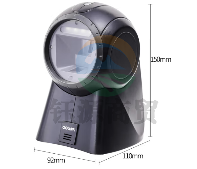 得力14960二维平台扫描器(黑)
