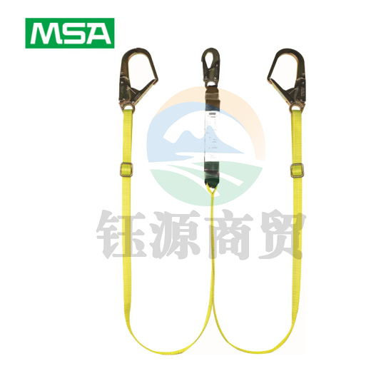 梅思安/MSA 10106907双腿吸震绳 60mm开口挂钩