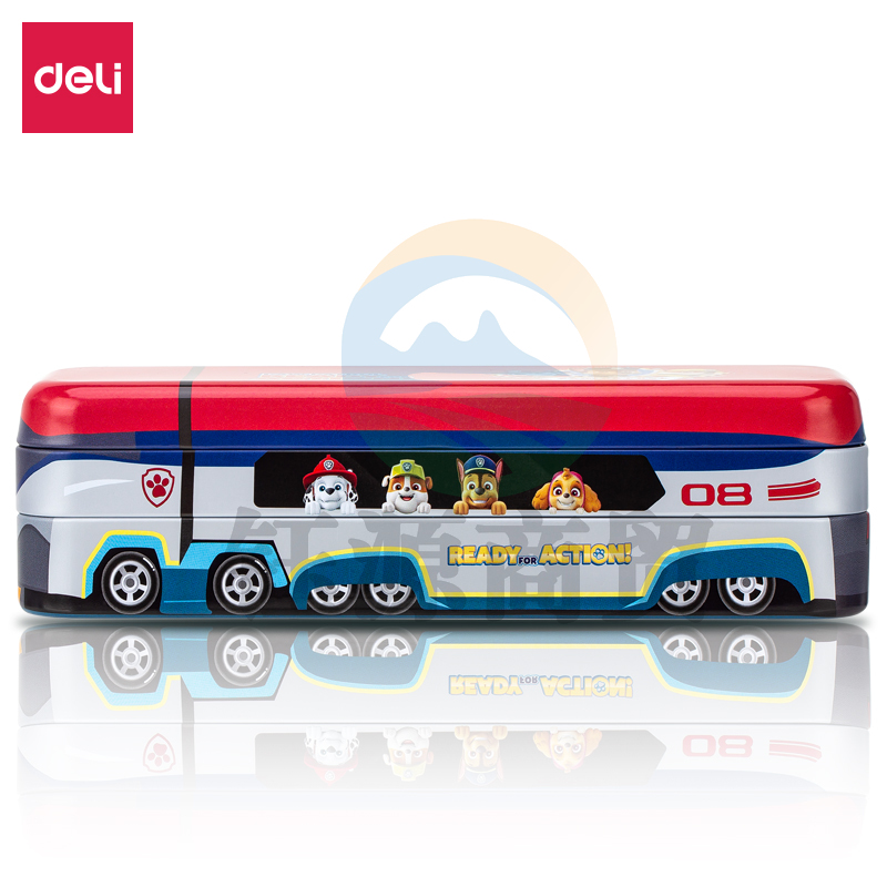 得力70854汪汪队文具盒(红)