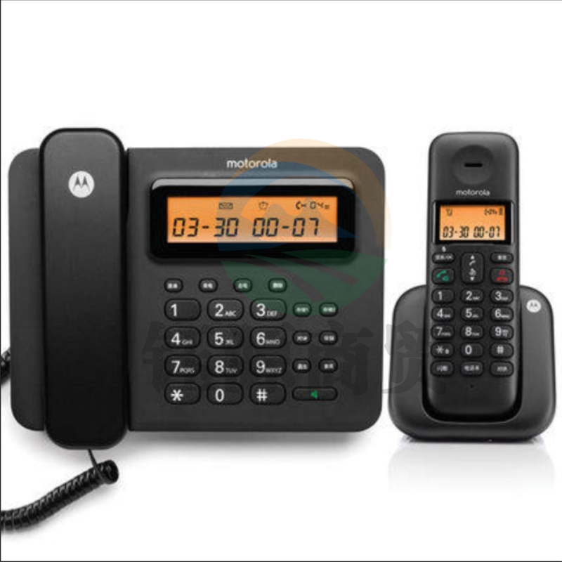 摩托罗拉 MOTOROLA 无绳电话机 C2601C 一拖一子母机 (黑色)