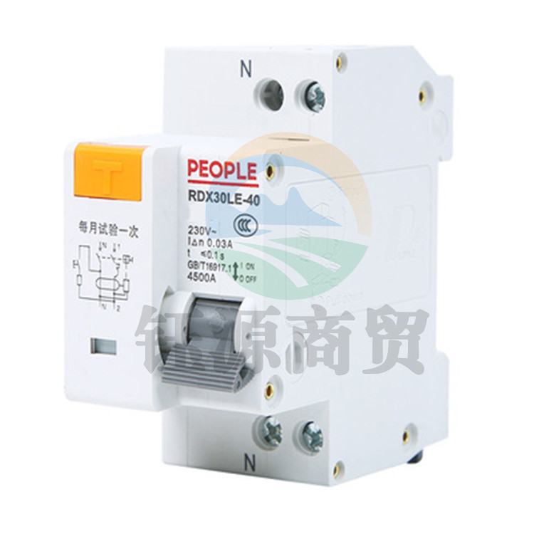 人民电器 RDX30LE-32 20A拼装 漏电断路器