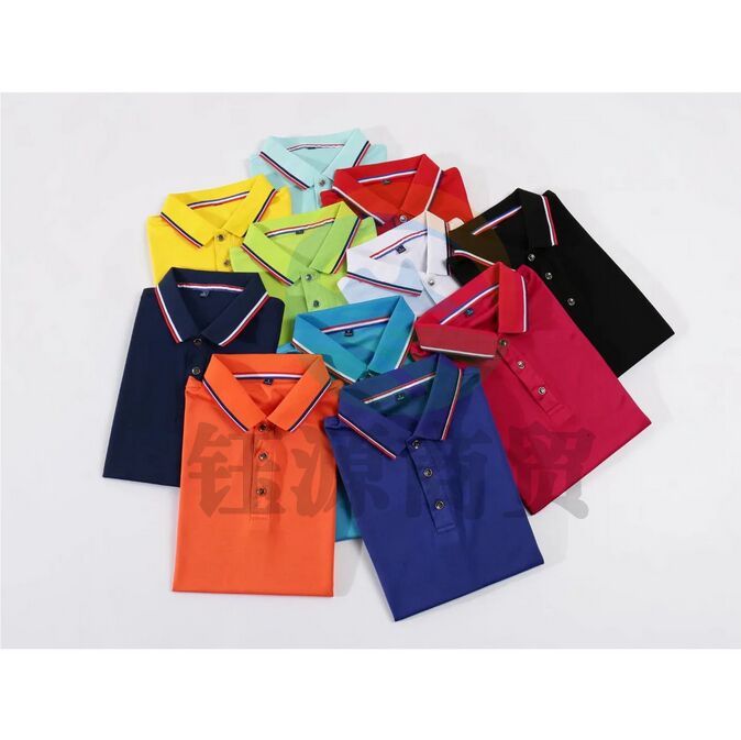 polo衫定制印字logo 翻领短袖t恤广告衫企业商务工作服