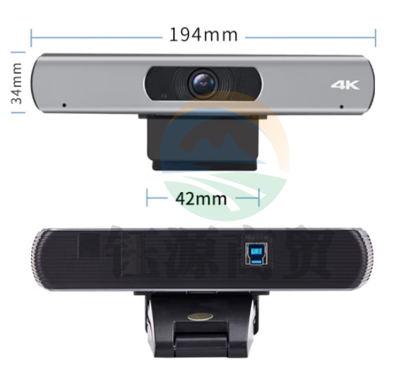 戴浦DP-VX300S 4K高清视频会议 台式电脑摄像头直播网课考研复试笔记本USB外置摄像头超广角带麦克风