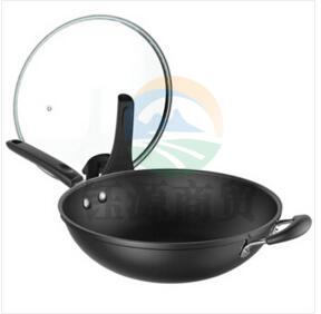 美的（Midea） 炒锅不粘锅少油烟32cm电磁炉燃气通用炒菜锅平底锅具CL32K04（偏远区域下单请电话咨询）