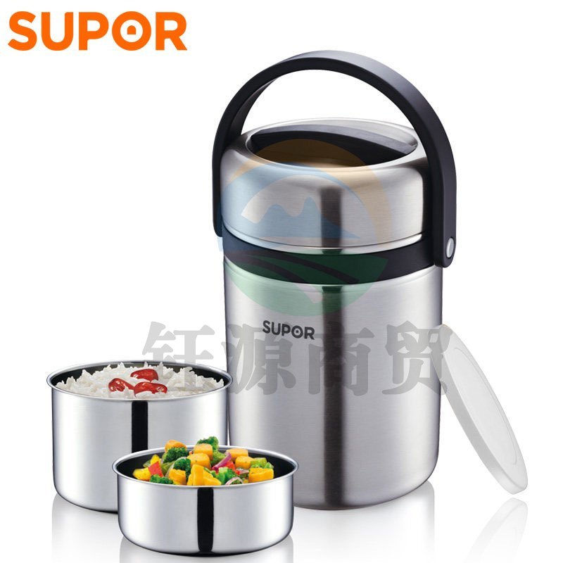 苏泊尔 KF19A1 高汤宝系列保温提锅 1L 黑色