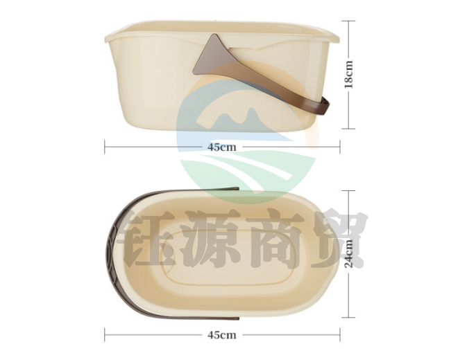 五月花KLM-A50塑料拖把桶 方形加厚水桶