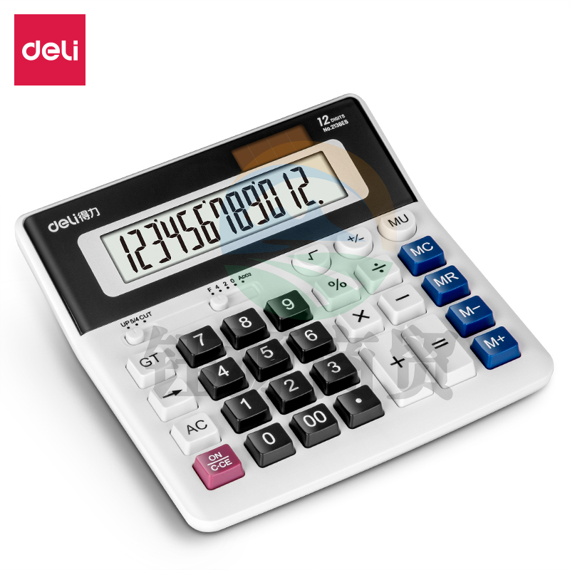 得力2136ES桌面型计算器(白色)(台)