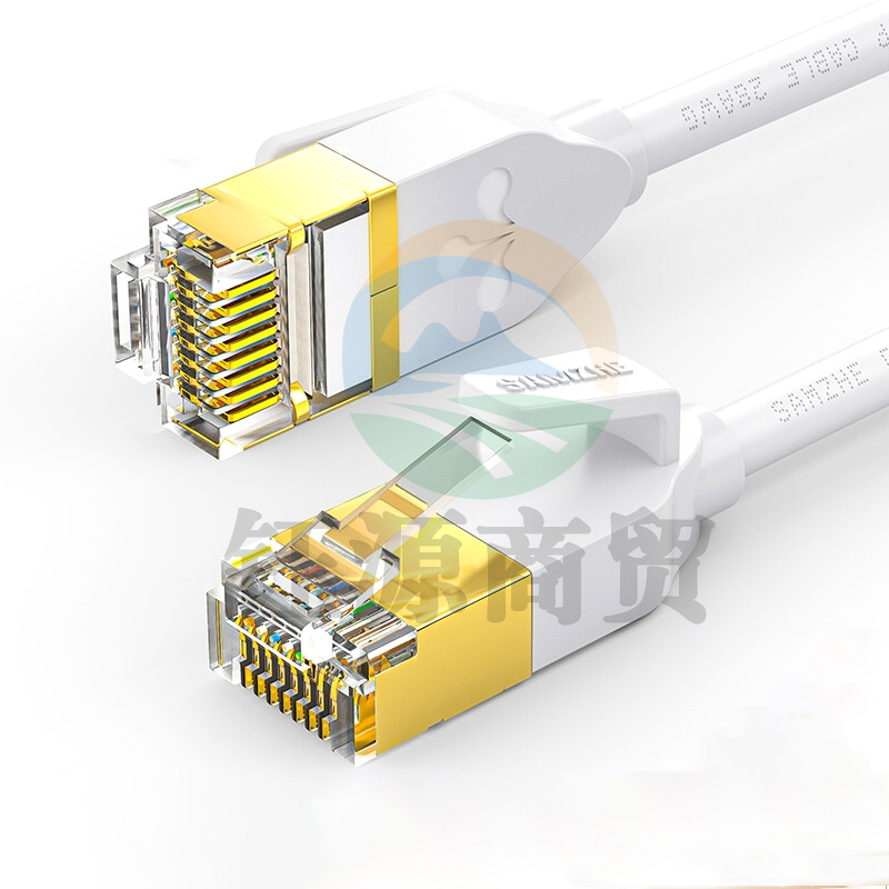 山泽(SAMZHE) BCX-7015 七类网线 细线 白色1.5米