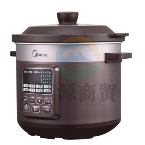 美的 电炖锅TGS40D 4L南都陶釜内胆家用陶瓷煮粥煲汤直炖养生煲电炖锅