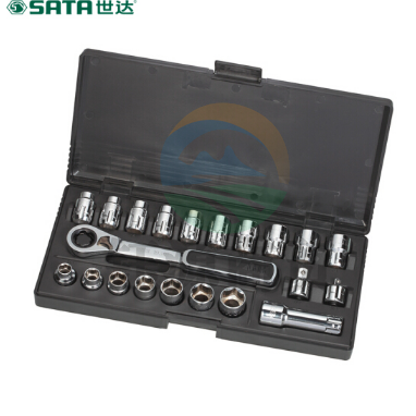 世达（SATA）21件20MM系列穿透式套筒组套货号09134