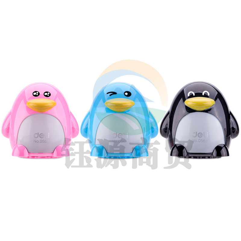 得力优酷0563帝企鹅卷笔刀(混)(只)