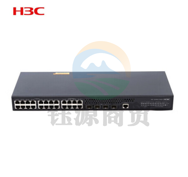 新华三（H3C）LS-3100V3-28TP-SI-H1 8口千兆电口16口百兆电4千兆光口 企业级网络交换机 二层网管