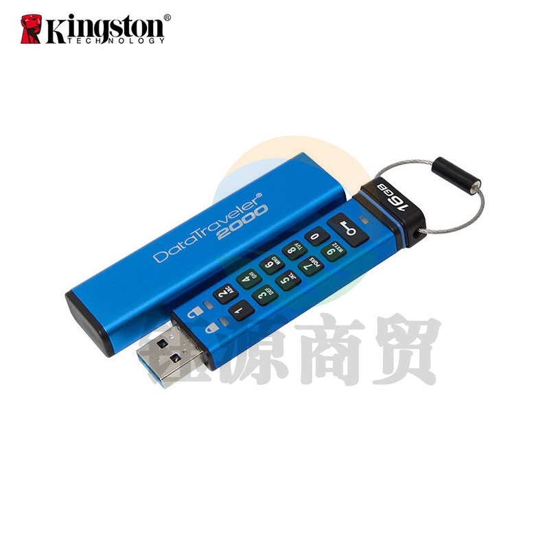 金士顿 128GB USB3.1 U盘 DT2000 读速135MB/s 256位AES硬件数字加密