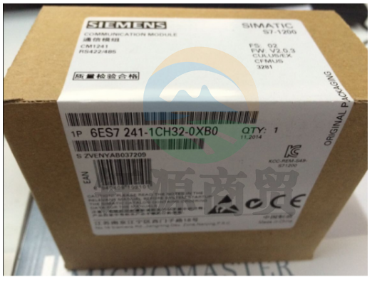西门子PLC S7-1200  RS485 /422 通信模块 6ES72411CH320XB0