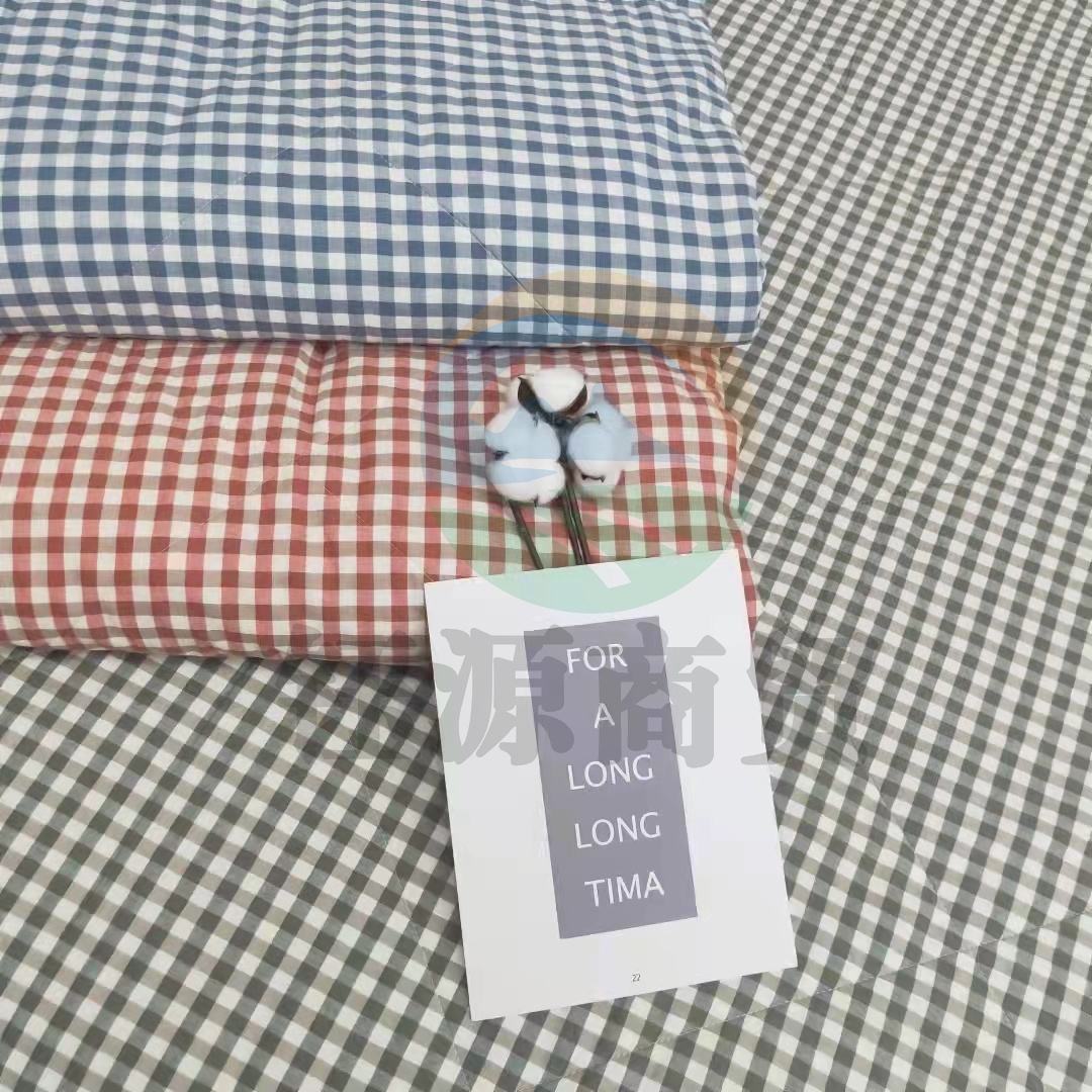 色织格棉花春秋被150*180（颜色随机）