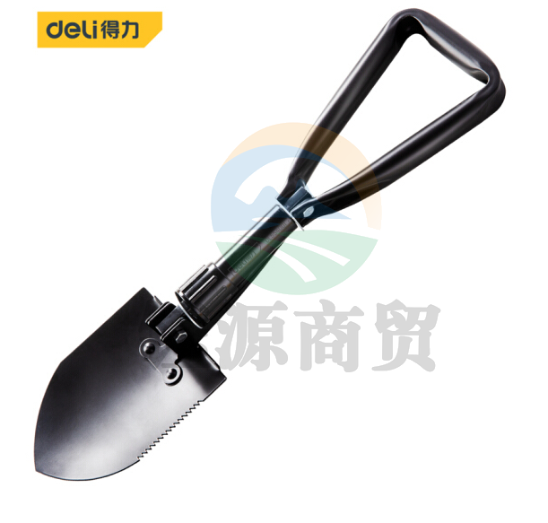 得力DL554001 多功能折叠工兵铲 户外车载家用工具