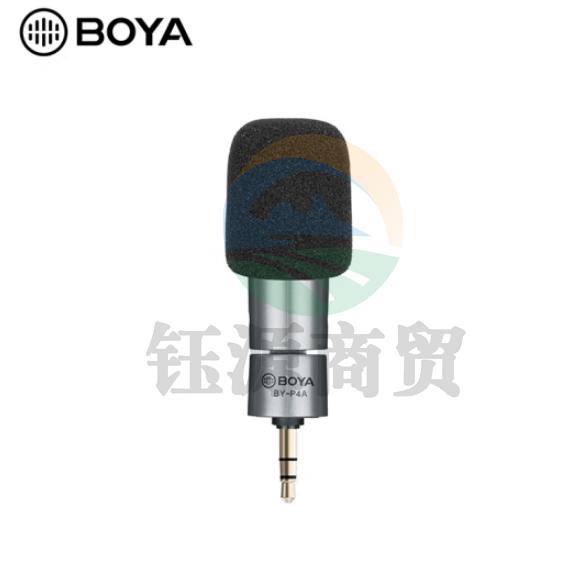 博雅BY-P4A 麦克风 相机3.5mm接口全向型指向直插式迷你麦克风 单反运动相机录音笔收录音小话筒