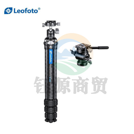 徕图(Leofoto)LS-224C+LH-25R+BV-1R轻便携无中轴碳纤维三角架微单单反相机拍视频摄影三脚架套装