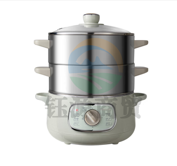 小熊（Bear）电蒸锅 蒸锅电 多用途锅 多功能家用蒸包子锅三层大容量10L分体式 DZG-D80G5[绿色]