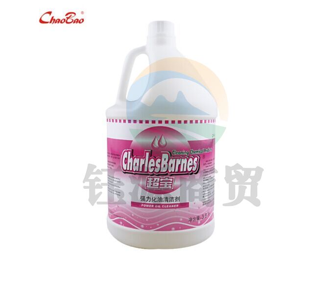 超宝（CHAOBAO）DFH014厨房重油污大桶强力化油剂高效除油清洗油烟机餐厅地面油污垢清洗剂3.8L升桶