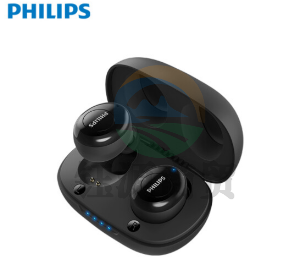 飞利浦TAUT102 真无线蓝牙耳机 入耳式音乐耳机 立体声 运动耳机 通话降噪手机通用 黑色