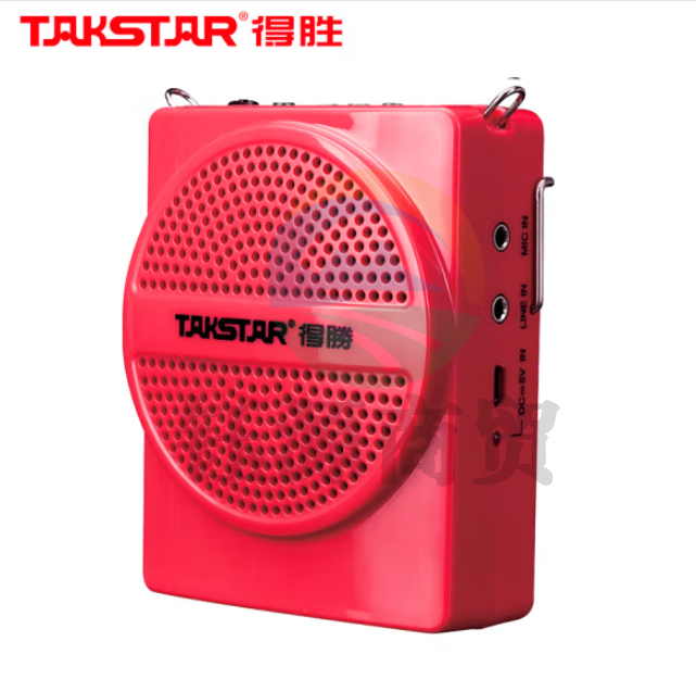 得胜（TAKSTAR）E188M 小蜜蜂扩音器 蓝牙教师专用喇叭 便携式可插卡音箱 夏日红