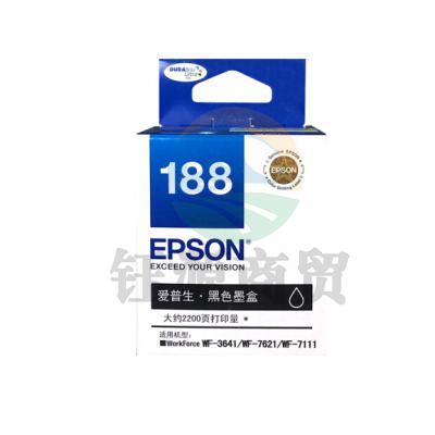 爱普生（EPSON）T1881 黑色墨盒 （适用WF3641/WF7111/WF7621/WF7218/WF7728）