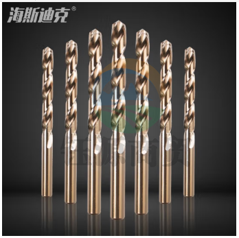 海斯迪克 gnjz-2081 麻花钻全磨制高速钢麻花钻直柄含钴麻花钻金属打孔钻头 6.0mm(5个)