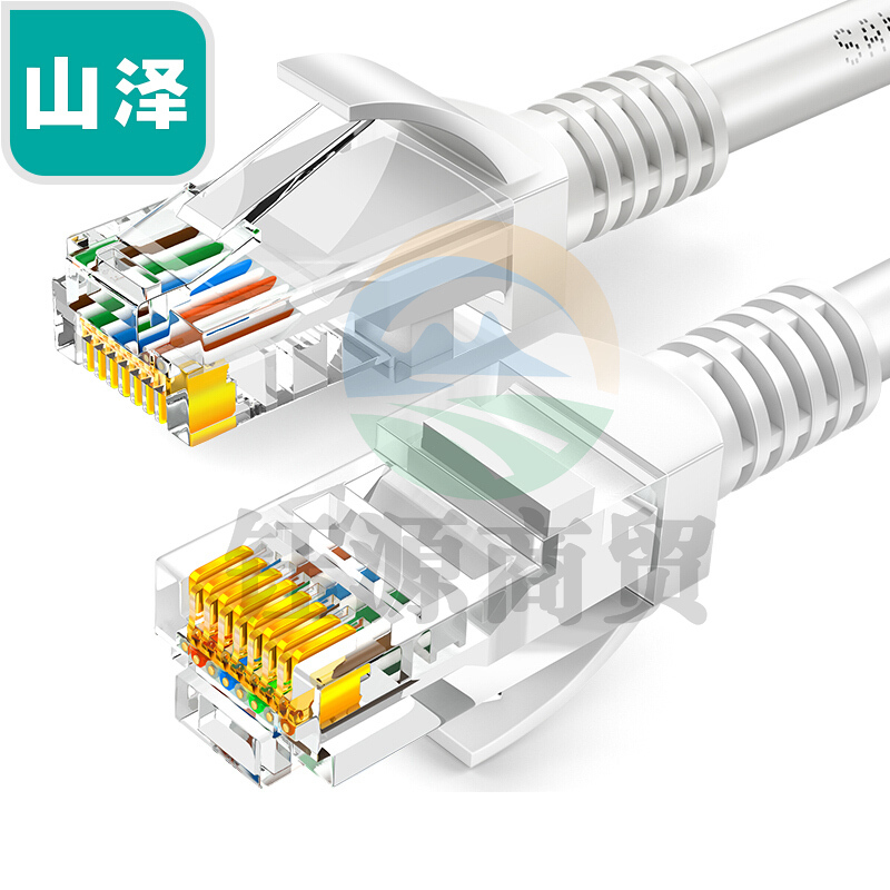 山泽（SAMZHE）ZW-005高速超五类网线0.5米（贝吉色）