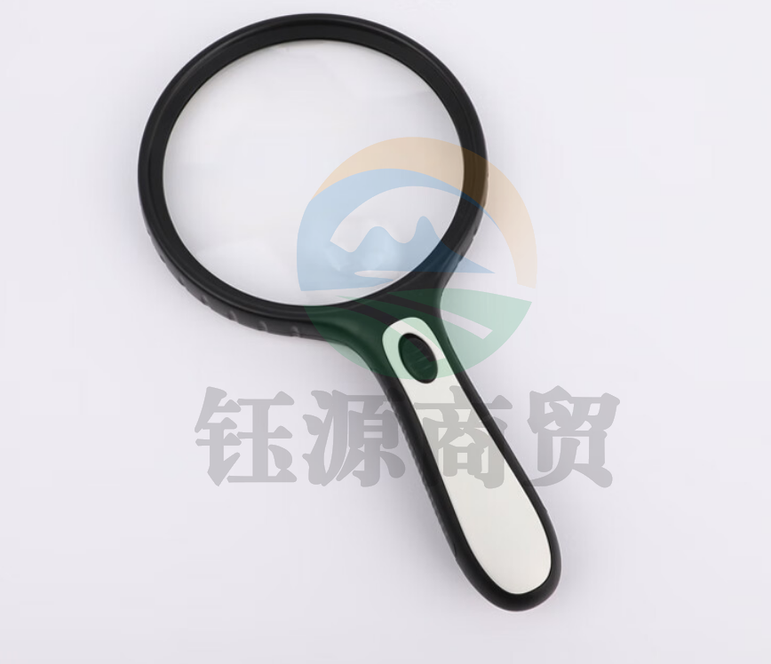 JAJALIN 超清高倍手持放大镜不变形 145mm大镜面带LED灯
