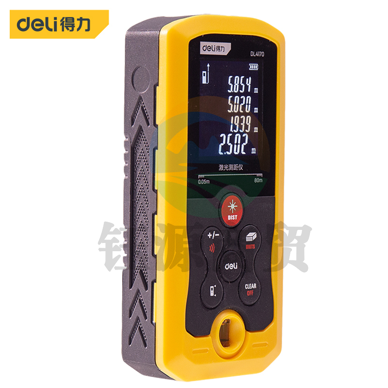 得力DL4170 手持式激光测距仪高精度电子尺红外量房仪80米