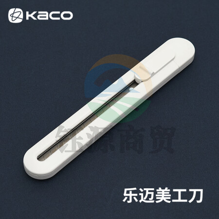 KACO乐迈美工刀桌面办公用品学生文具裁纸刀 白色（吸卡装）K1416