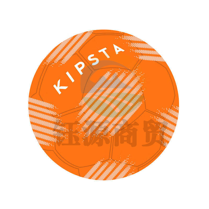 迪卡侬 足球 橡胶球 4号橙色-4667088