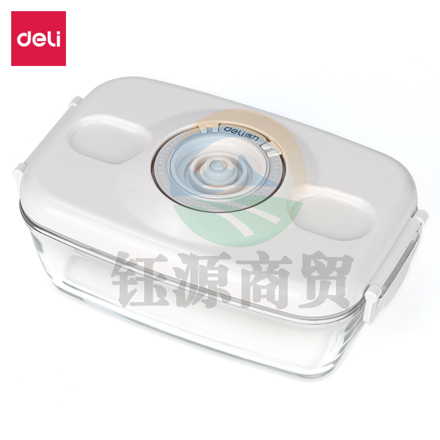 得力14901真空密封罐(白色)(盒)