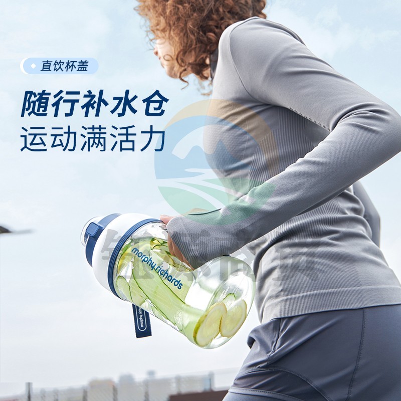 摩飞（Morphyrichards）榨汁杯 便携式运动榨汁机 网红榨汁桶 无线充电果汁杯随行杯 小胖吨 MR9802 活力橙