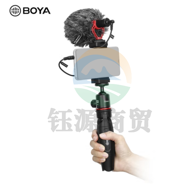 博雅BY-VG200 麦克风设备套装 相机视频拍摄网课收录音话筒支架组合