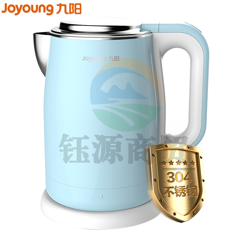 九阳 K17-F5 电热水壶 食品级304不锈钢 自动断电 1.7L