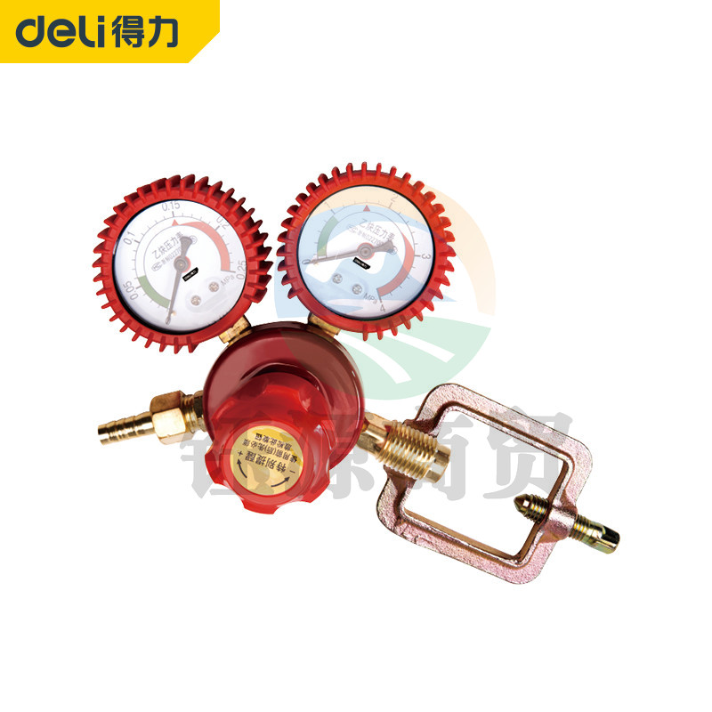 得力DL-YQE 乙炔减压表带护套 2类型